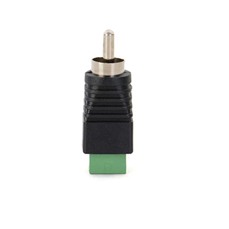 AILTECK Phono RCA Male Plug to AV Screw Terminal Audio Video Connector Speaker Wire to RCA Adapter 4-Pack - Image 2